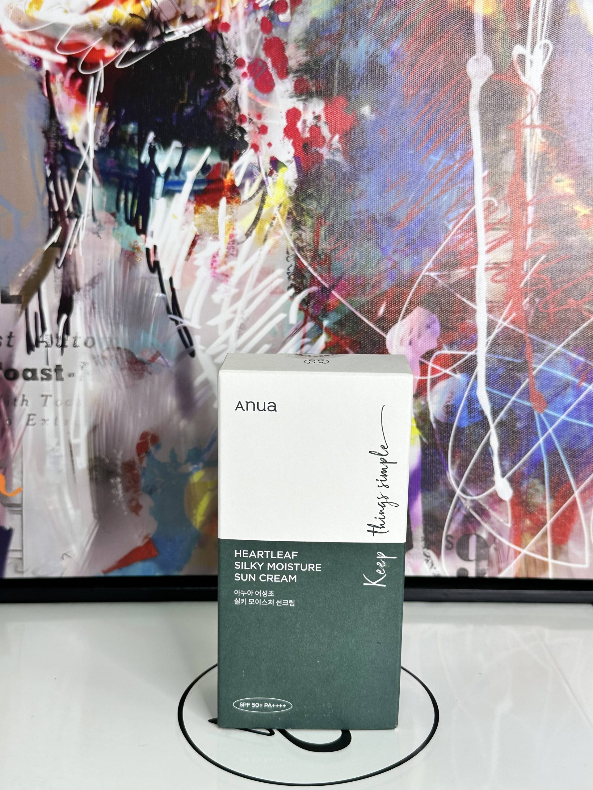 Anua Heartleaf Silky Moisture Sun Cream 50ml